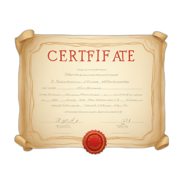 You need a certificate to feel accomplished